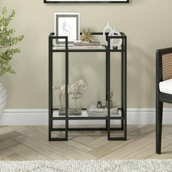 Hudson & Canal 22 in. Uriel Rectangular Console Table, Blackened Bronze AT1713